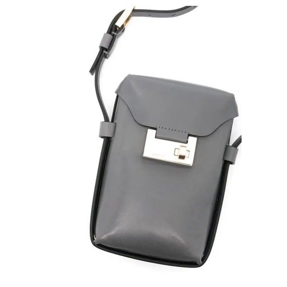 AllSaints Salome Leather Cross Body Bag - Picture 4 of 15